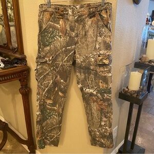 KINGS Realtree Edge Men Camo Print Cargo Pants Size Medium